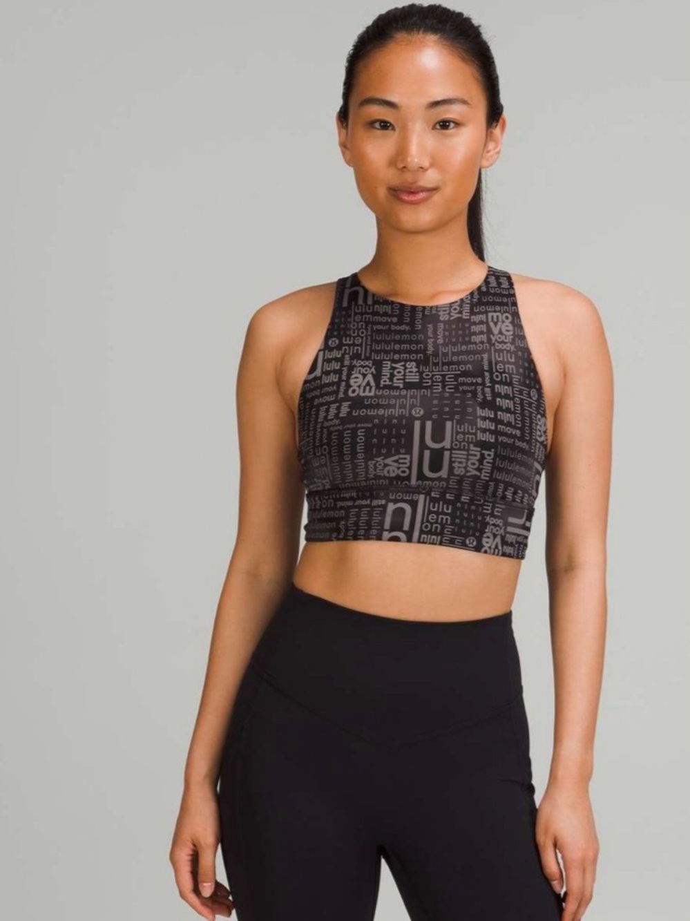 Lululemon energy high neck long line bra size 6 NWOT
